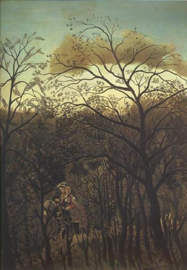 Henri Rousseau The Rendezvous in the Forest oil painting image